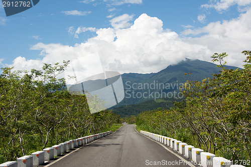 Image of Rural landscape with road