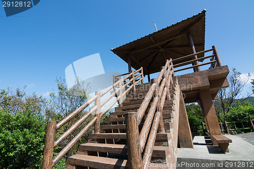 Image of Wooden asian house