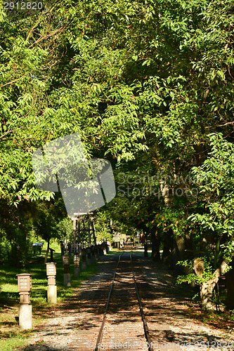 Image of Railway through forest