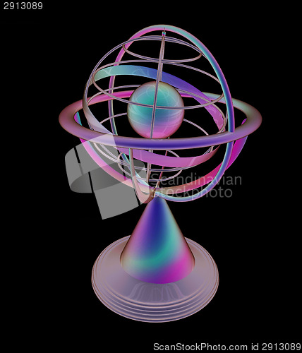 Image of Terrestrial globe model 