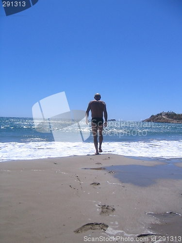 Image of Man on shore