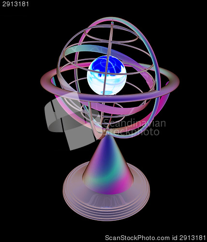 Image of Terrestrial globe model 