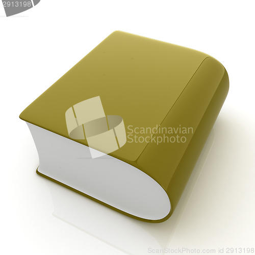 Image of Glossy Book Icon isolated on a white background 