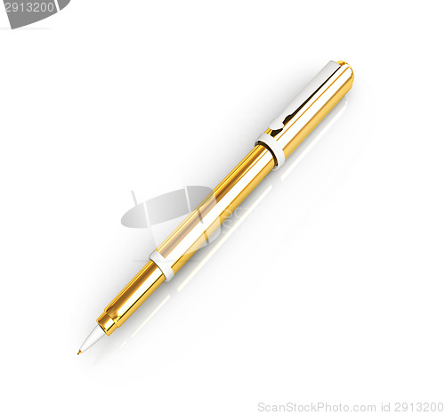 Image of Gold corporate pen design 