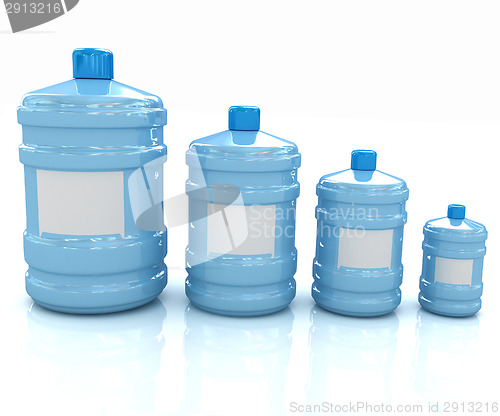 Image of water bottles