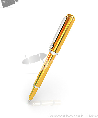 Image of Gold corporate pen design 