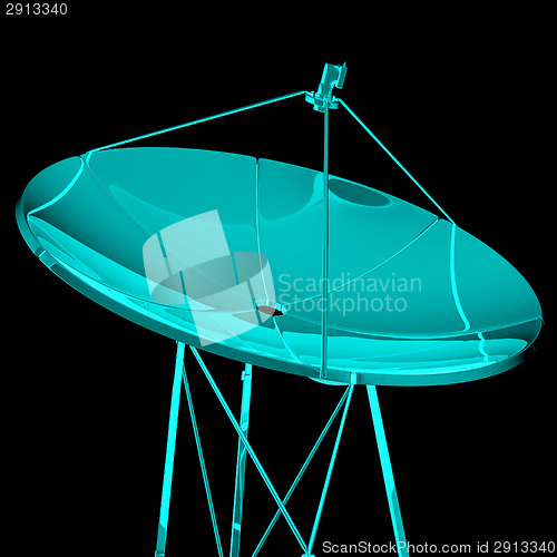 Image of 3d satellite Line