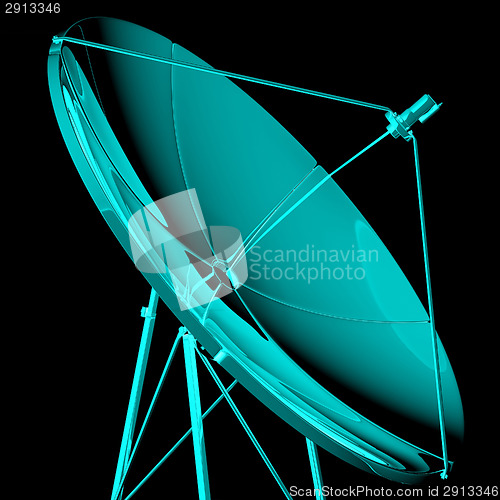 Image of 3d satellite Line