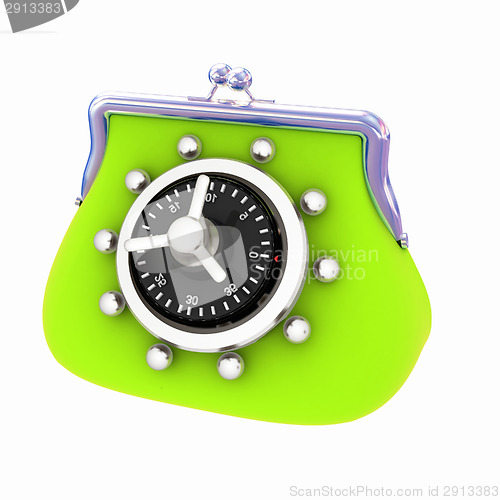 Image of purse safe concept