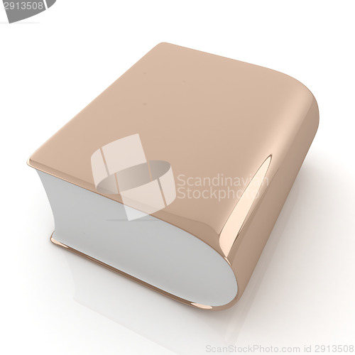 Image of Glossy Book Icon isolated on a white background 