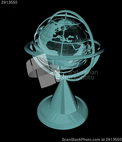 Image of Terrestrial globe model 