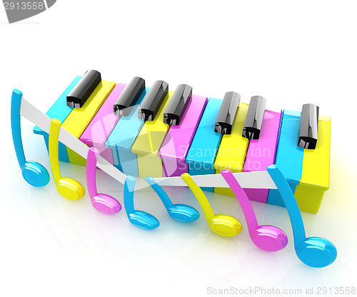 Image of Colorfull piano keys