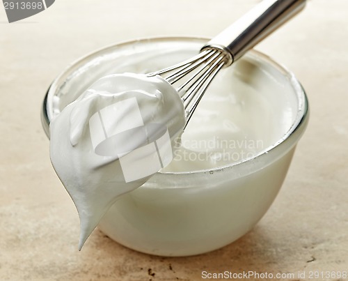 Image of Beaten egg whites