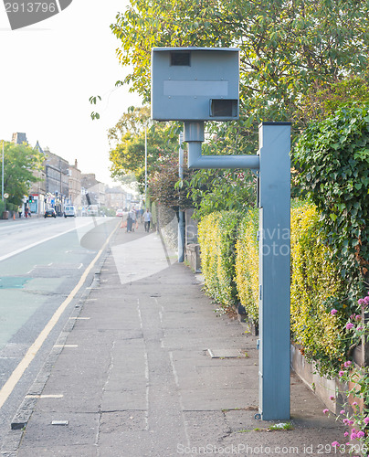 Image of UK static speed camera