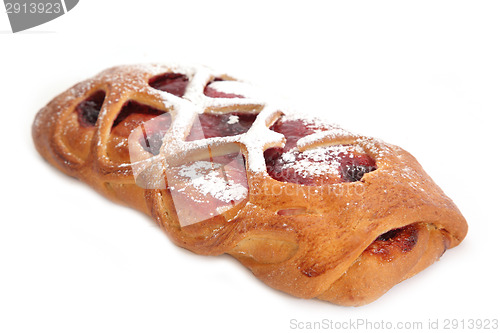 Image of cake with cherries