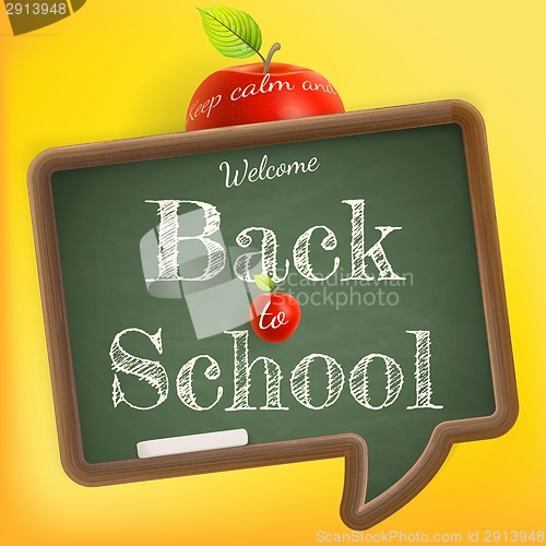 Image of Welcome back to school. EPS 10