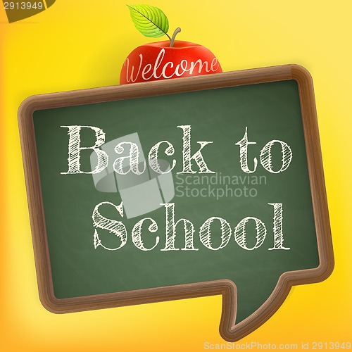 Image of Welcome back to school. EPS 10