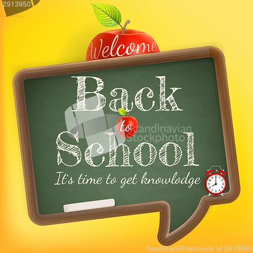 Image of Welcome back to school. EPS 10