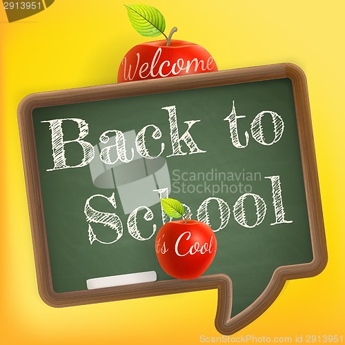 Image of Welcome back to school. EPS 10