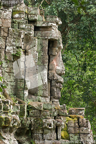 Image of Khmer temple detail