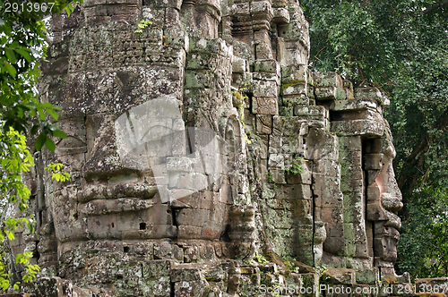 Image of Khmer temple detail