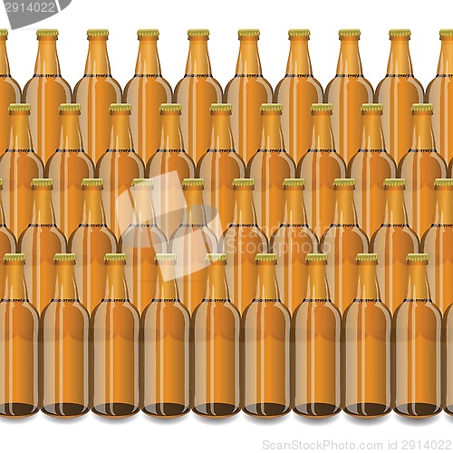 Image of Glass Beer Brown Bottles