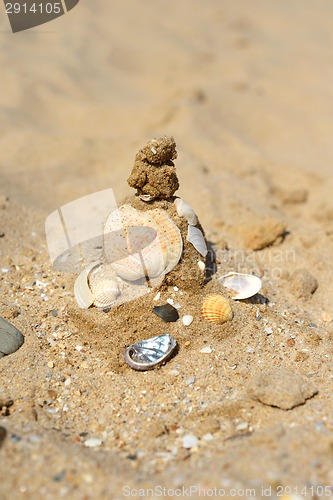 Image of Sandcastle on the beach