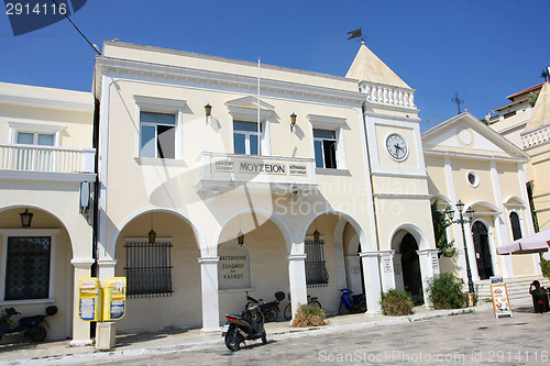 Image of Museum Solomos and Kalvos on St. Markos Square in Zakynthos