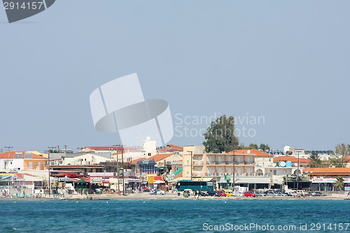 Image of Coast of Laganas resort on Zakynthos island