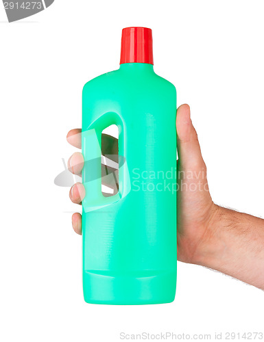 Image of Plastic bottle cleaning-detergent