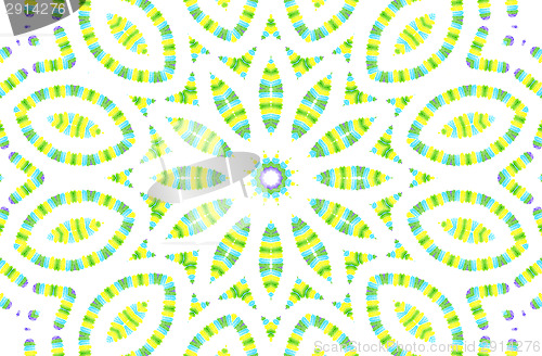 Image of Abstract color concentric pattern