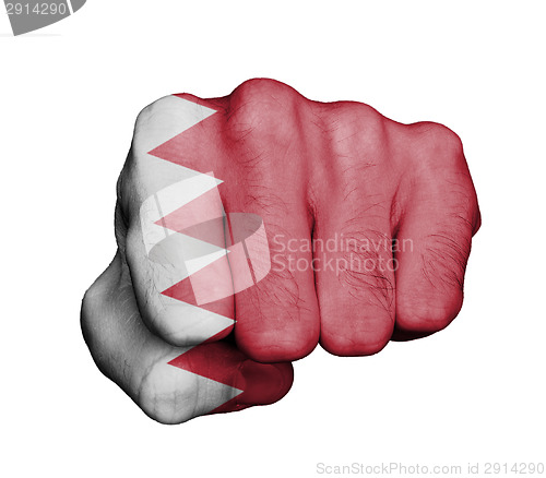 Image of Fist of a man punching