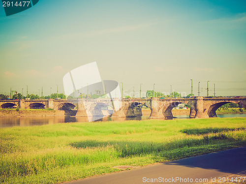 Image of Elbe river in Dresden