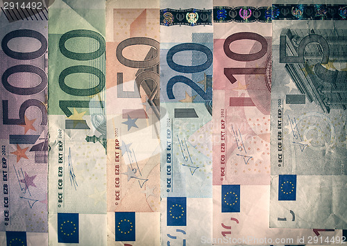 Image of Retro look Euro note