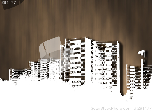 Image of city destruction