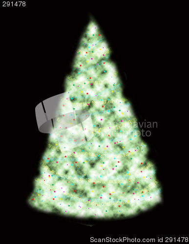 Image of glowing xmas