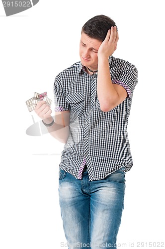 Image of Man with pills