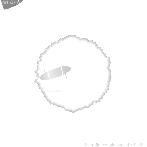 Image of Abstract round ragged edge