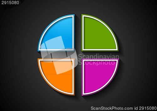 Image of Abstract infographics background