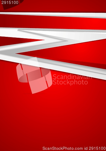Image of Abstract modern red background