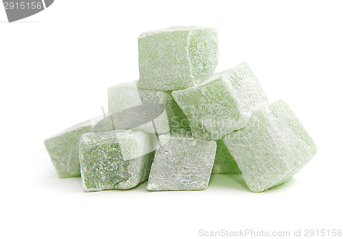 Image of Turkish delight isolated