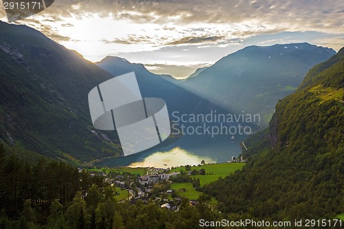 Image of View of Geiranger