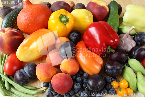 Image of Fruits and vegetables.