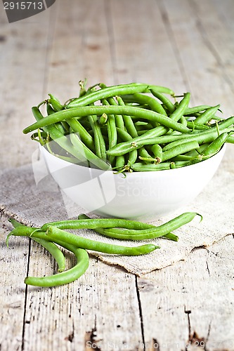 Image of green string beans in a bowl 