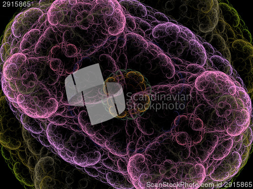 Image of bacteria background render