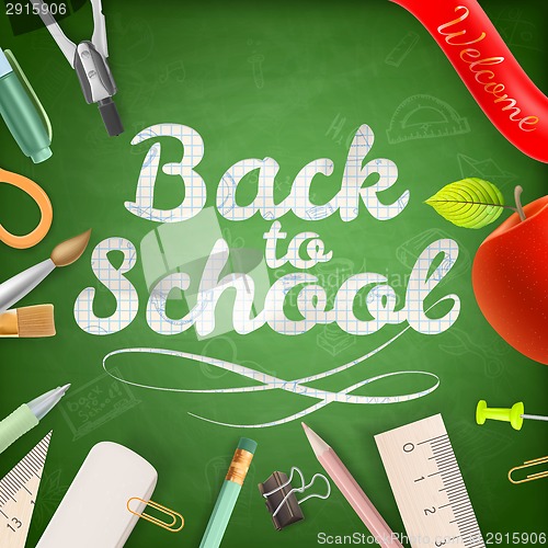 Image of Welcome back to school. EPS 10