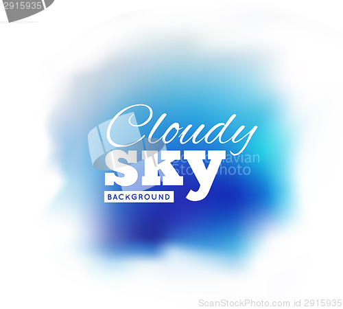 Image of Cloudy sky