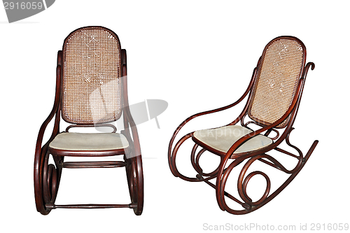 Image of old isolated chair