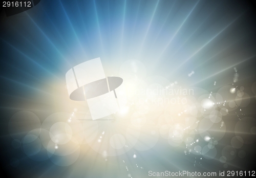 Image of Glowing vector sunlight background