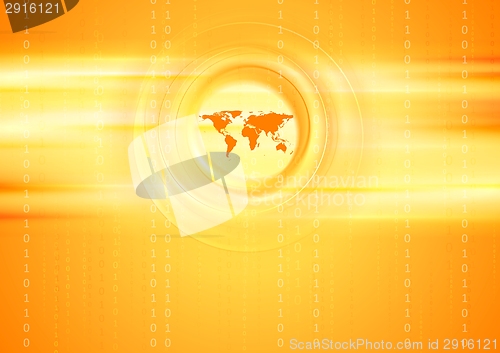 Image of Bright tech abstract background